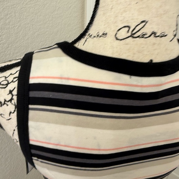 Volcom Multicolor Striped Crop Top sz S - Picture 6 of 7